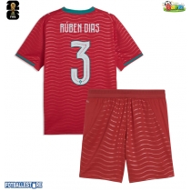 Portugal Ruben Dias #3 Hjemmedraktsett Barn VM 2026 Kortermet (+ Korte bukser)